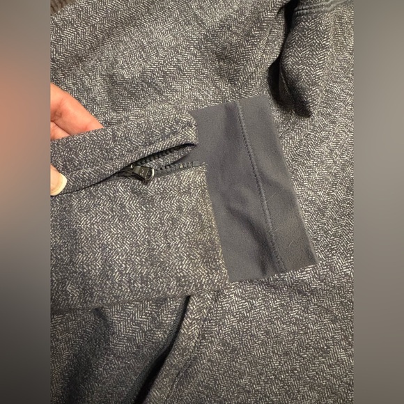 Women's Activewear Herringbone Running Walking Gray Jacket Size S - Picture 8 of 8